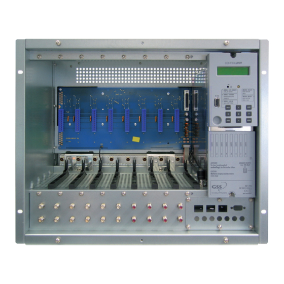 GSS GSS.standard STC 816 Manuals