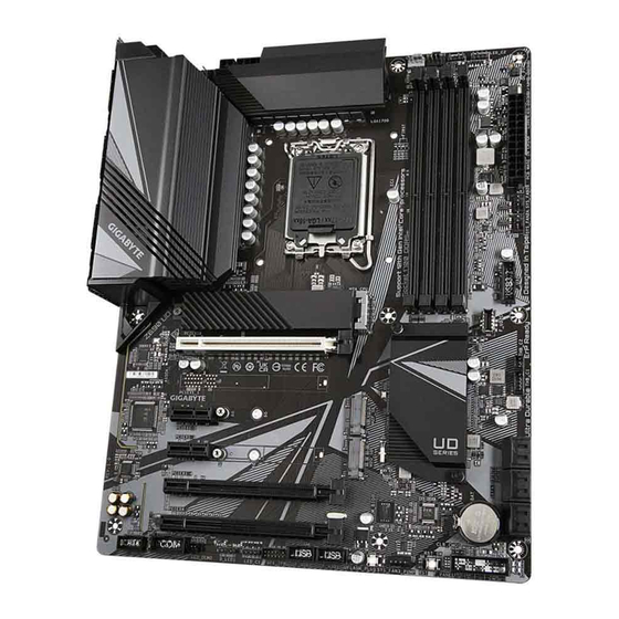 GIGA-BYTE TECHNOLOGY Z690 UD AC User Manual