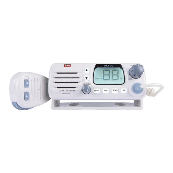 GME GX300W Instruction Manual