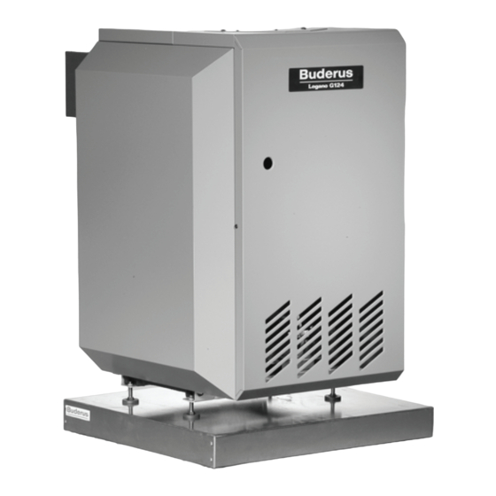 Buderus 124X Series Instruction