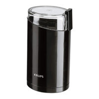 Krups F 203 Instructions For Use Manual