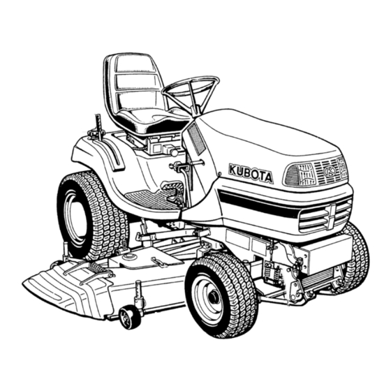 Kubota G2460G Workshop Manual