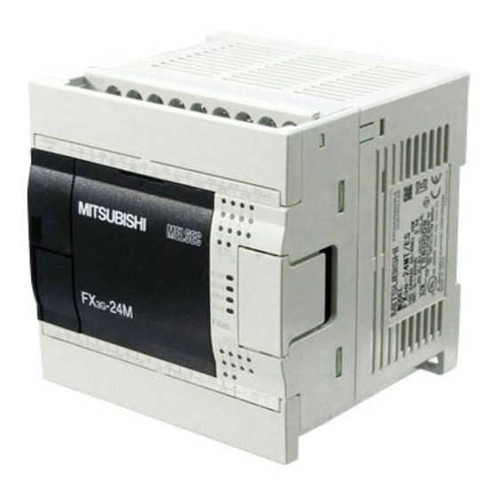 Mitsubishi FX3G series Installation Manual
