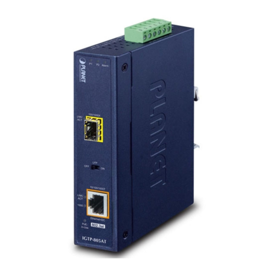 Planet IGTP-802T User Manual