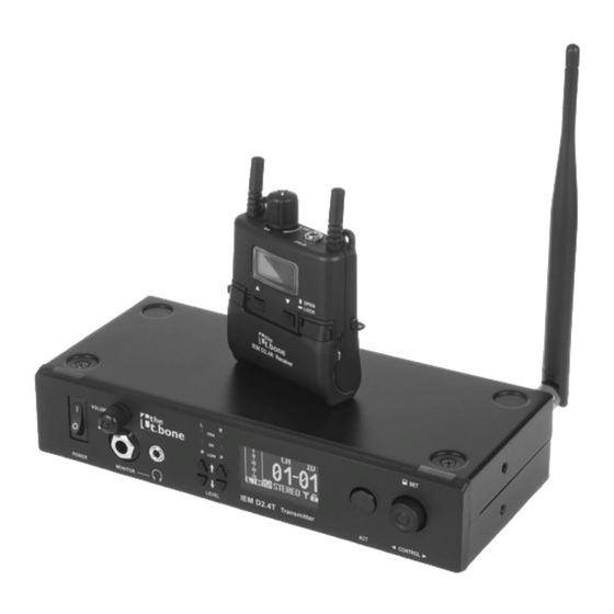thomann the t.bone IEM D2.4 User Manual