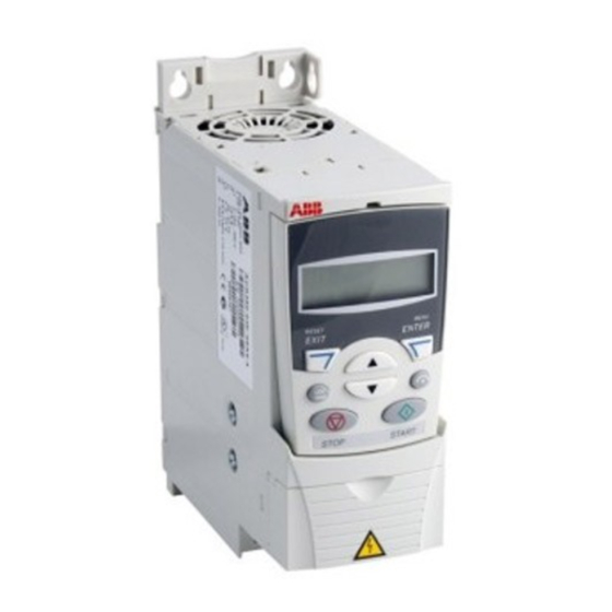 Patterson ABB ACS355 THREE-PHASE VFD Quick Manual