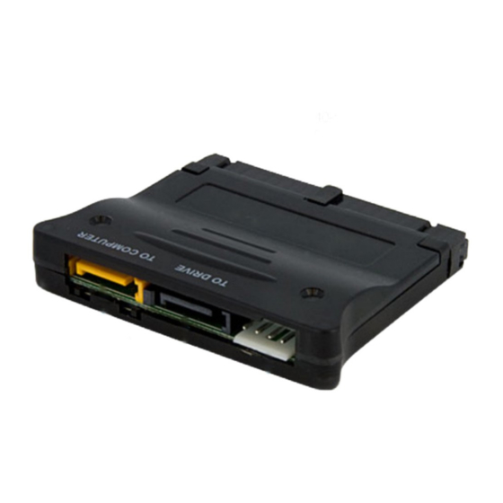 StarTech.com 8STPATA2SATA3 Instruction Manual