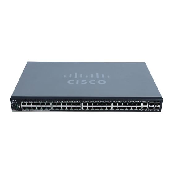 Cisco SG550X Series Quick Start Manual