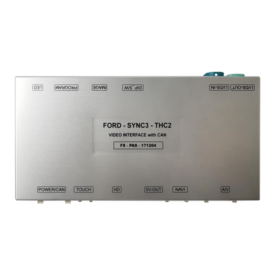 KAP FORD-SYNC3-THC2 Manual