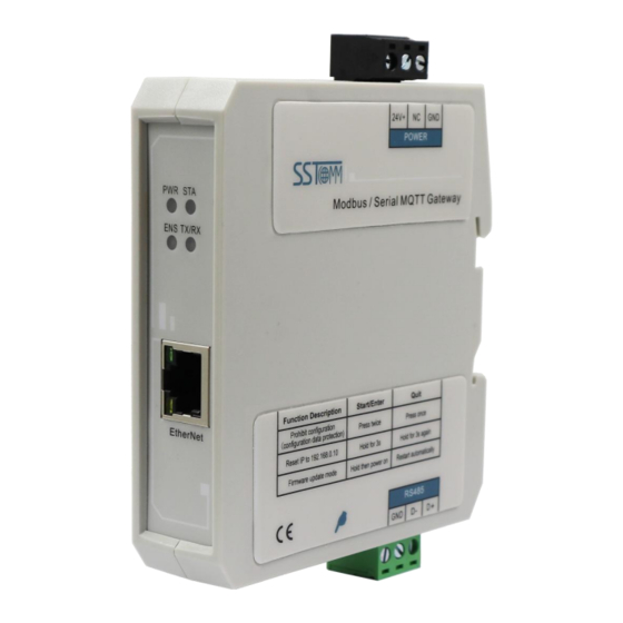 SST Automation SSTCOMM GT100-MQ-RS Manuals