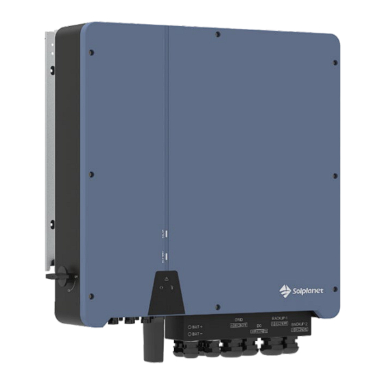 Solplanet ASW08KH-T1 User Manual
