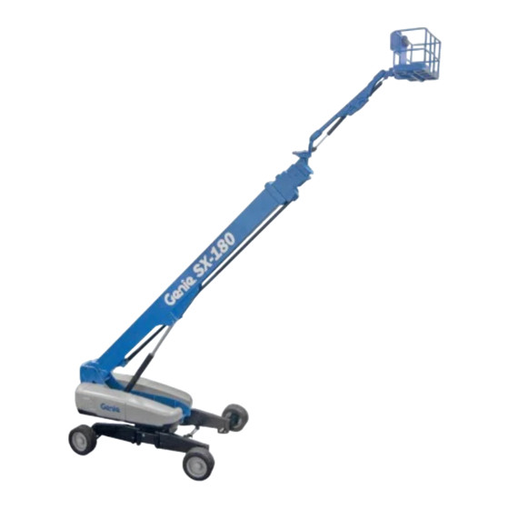 Terex Genie SX-180 Operator's Manual