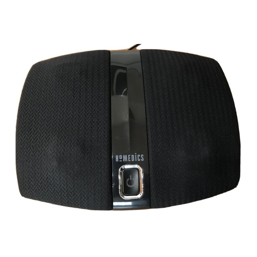 Homedics Shiatsu Elite FMS-255HJ Manual