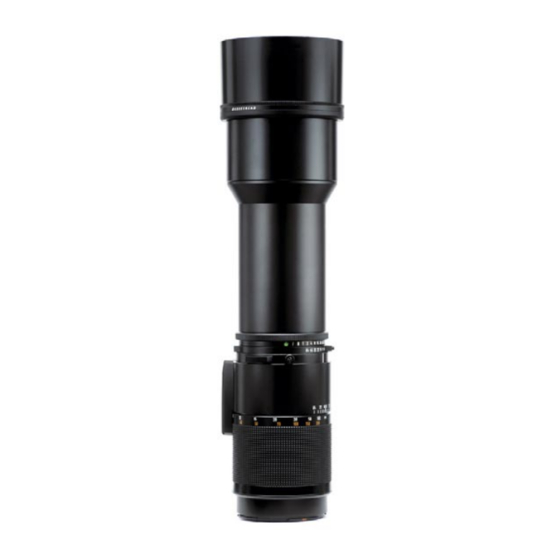 Hasselblad TELE-APOTESSAR CF 8/500 Specification Sheet