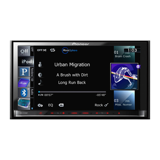 Pioneer AVIC-Z120BT Operation Manual