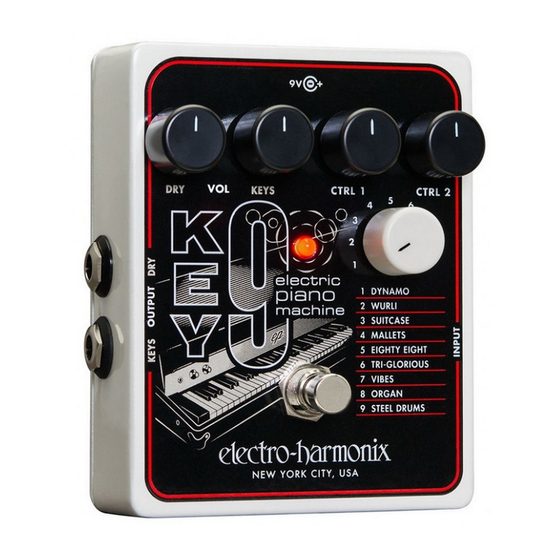 Electro-Harmonix KEY9 Manual