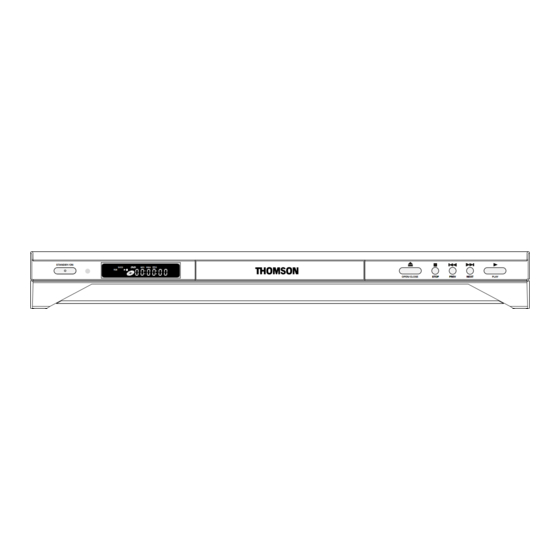 THOMSON DVD Player +TV Set User Manual