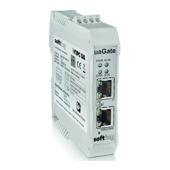 Softing dataFEED uaGate 840D Faq For Commissioning