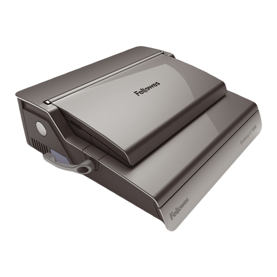 Fellowes Galaxy e 500 Manual