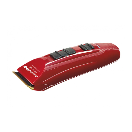 BaByliss PRO X2 VOLARE FX811 Manual