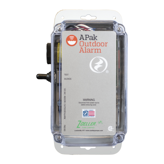 Zoeller APak Quick Start Manual