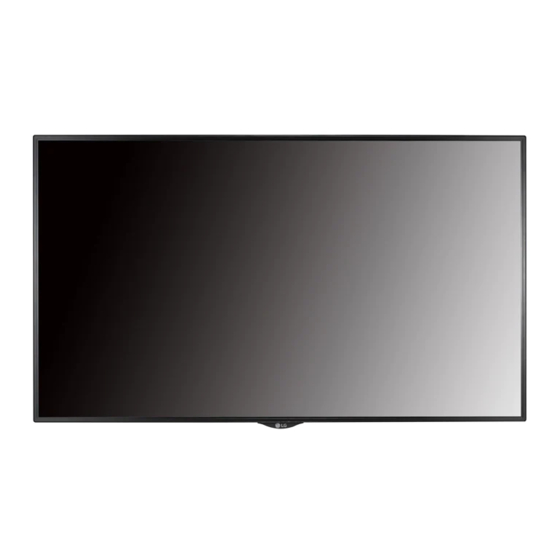 LG 49SH7DB HD Commercial Display Manuals