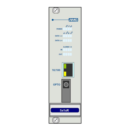 AMG Systems AMG5818R Instruction Manual