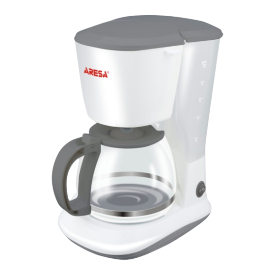 ARESA AR-1608 Coffee Maker Manuals