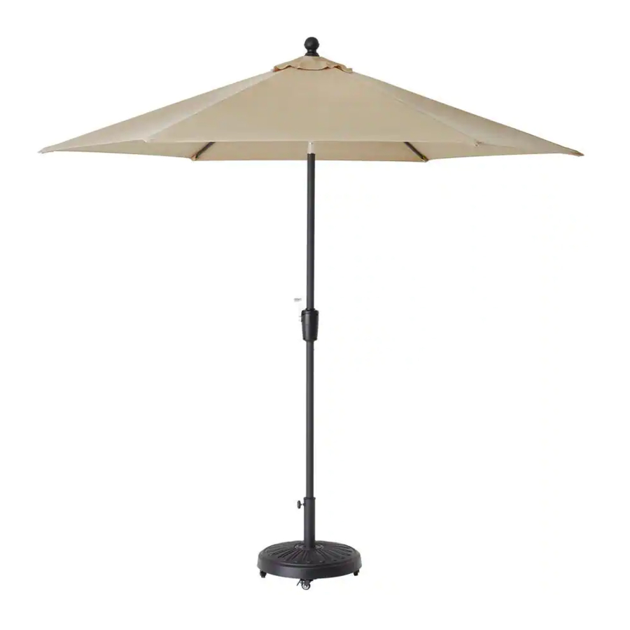 HAMPTON BAY Aluminum Umbrella Manual