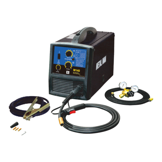 Metal Man MIG140 Series Welder Manuals