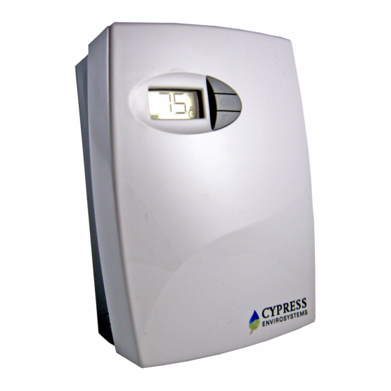 Cypress Envirosystems WPT Series Quick Start Manual