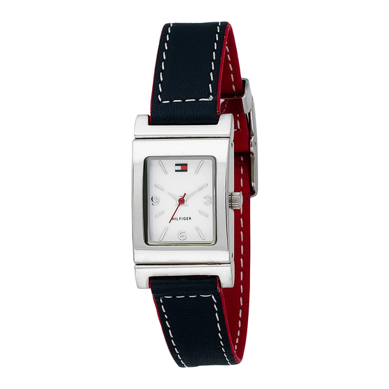 Tommy Hilfiger 1700161 Operating Instructions Warranty & Service Manual