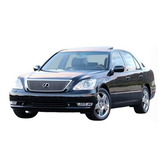 Lexus LS430 2005 Operation Instructions Manual
