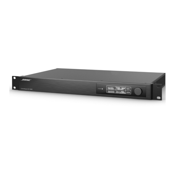 Bose ControlSpace EX-1280C Installation And Operation Manual