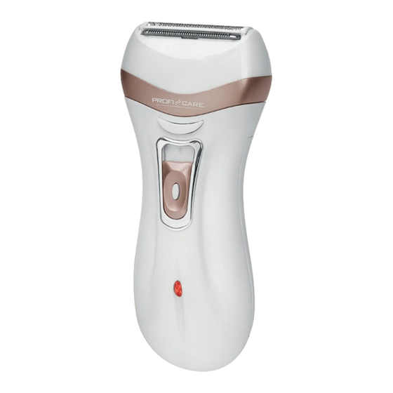 Profi Care Lady Beauty-Set PC-LBS 3002 Instruction Manual