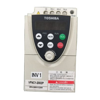 Toshiba TOSVERT VF-nC1 Manuals