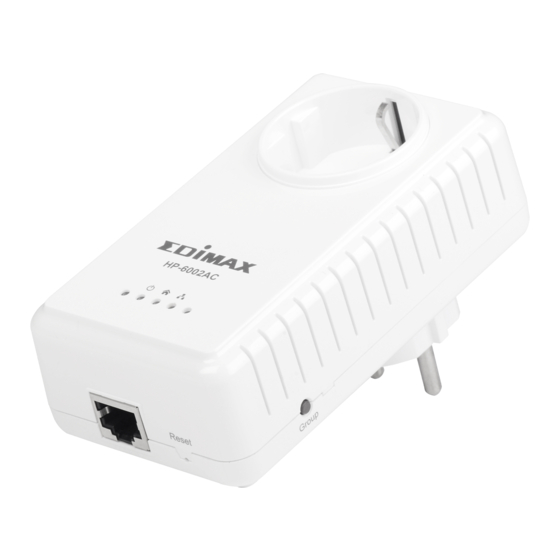 Edimax HP-6002AC Quick Installation Manual