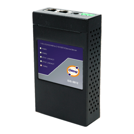 ORiNG IDS-5612 Series User Manual