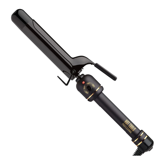 HOT TOOLS PRO ARTIST BLACK GOLD HT1110BG Use And Care Instruction Manual