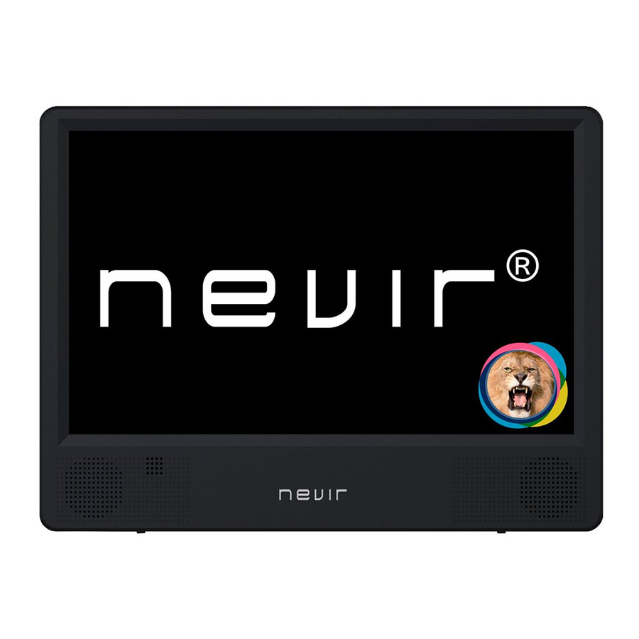 Nevir NVR-7302-TDT10P2 - Portable TV 10.1" Manual
