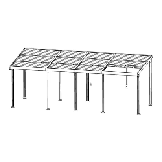 sunfun SERA XXL CABRIO PAVILON 30046551 Assembly Instructions Manual