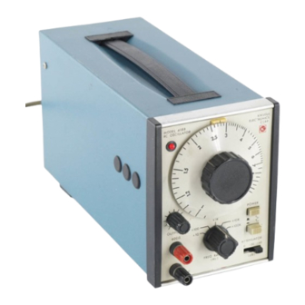 Kikusui 418B Operation Manual