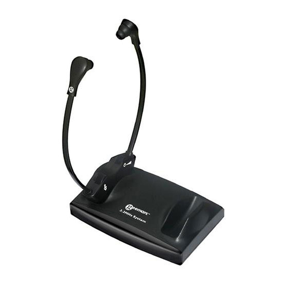 Geemarc Clearsound CL7100 User Manual