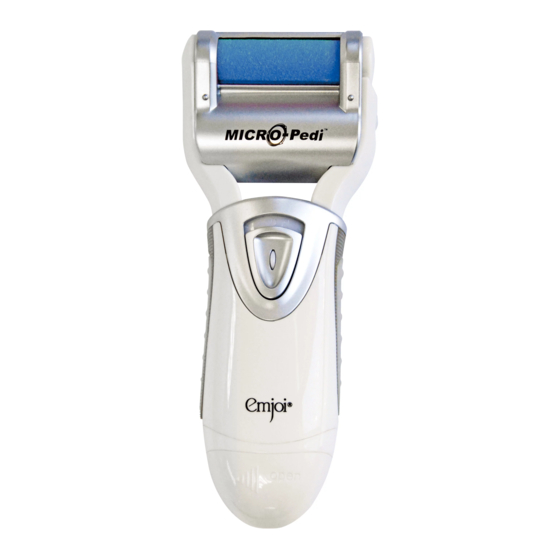 Emjoi MICRO Pedi Instructions For Use