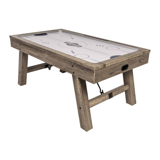 American Legend 72’’ BROOKDALE AIR HOCKEY TABLE AL1005W/F Assembly Instructions Manual