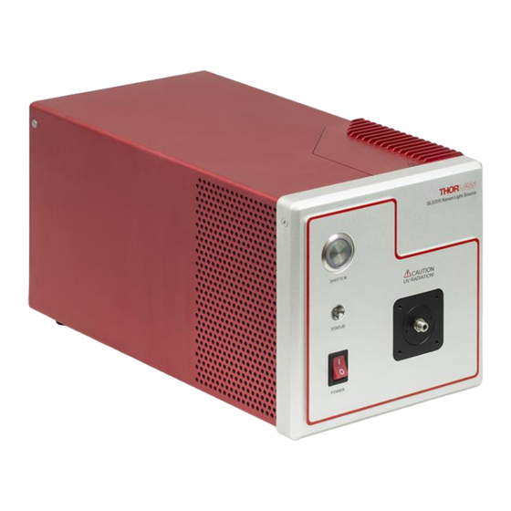 THORLABS SLS205 Manuals