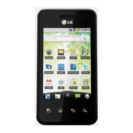LG E720 Optimus Chic Quick Reference Manual