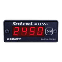 Garnet SeeLevel Access T-DP0301-B Manual