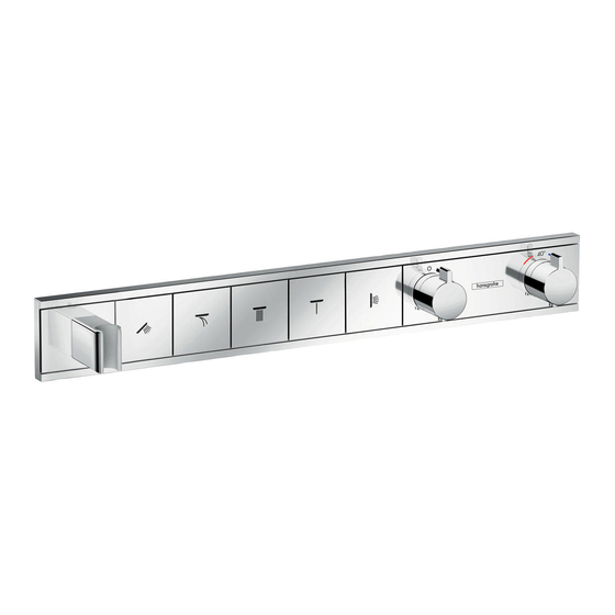 Hans Grohe RainSelect 15358 Series Instructions For Use/Assembly Instructions