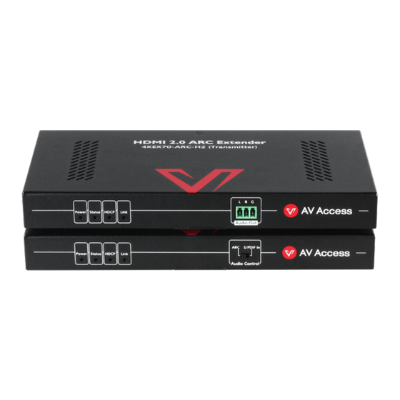 AV Access 4KEX70-ARC-H2 User Manual